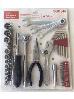 Lowe’s Project Source Wrenches Pliers Bits Ratchet Sockets Screwdriver Set