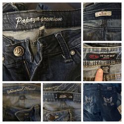 Woman’s Cloths. Jeans-dress -skiwear