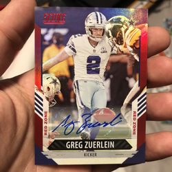 Greg Zuerlein Red Zone Signature 18/20