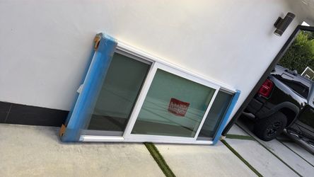 Milgard Sliding Window White Frame