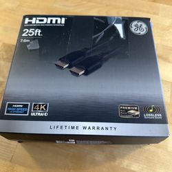HDMI 25ft Cable New In Box