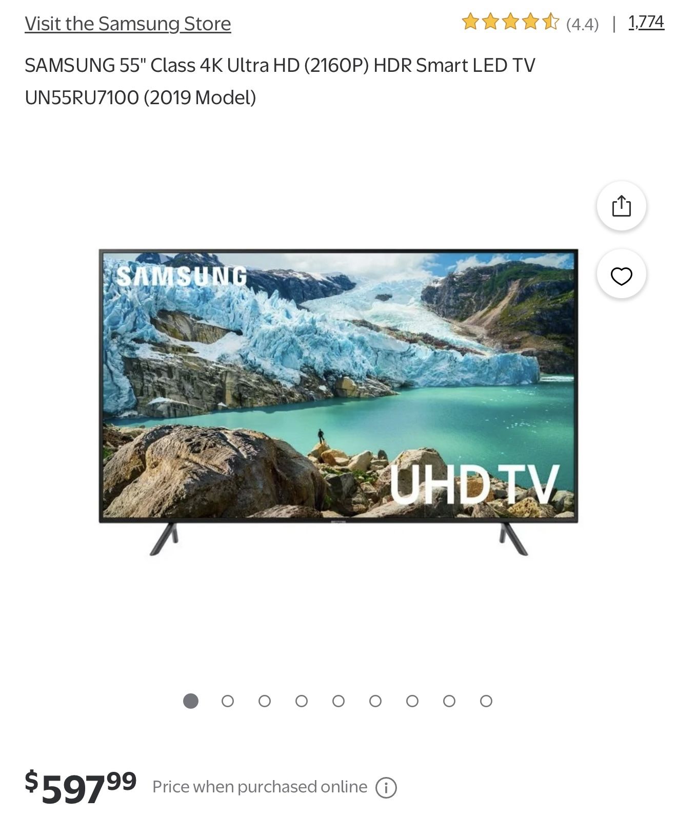 55” Samsung Smart TV