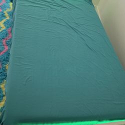 New Twin Size Bed With LED Lights And New 10" Twin Mattress