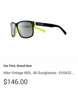 Nike vintage model 80 EV0632 sunglasses $50