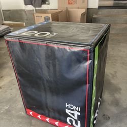 BalanceFrom Foam Plyometric Jump Box with 20”, 24”, and 30”