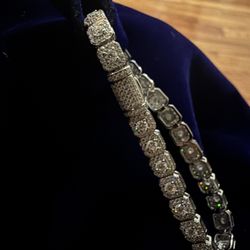 Halo Tennis Lab Diamond Bracelet 