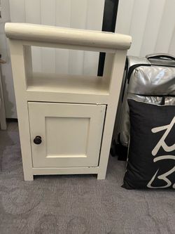 Solid wood nightstand