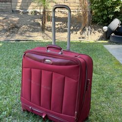 Red Samsonite Suitcase