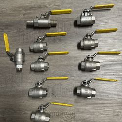 Sharpe Stainless Steel Three-Quarter Inch Ball Valve Cf8M