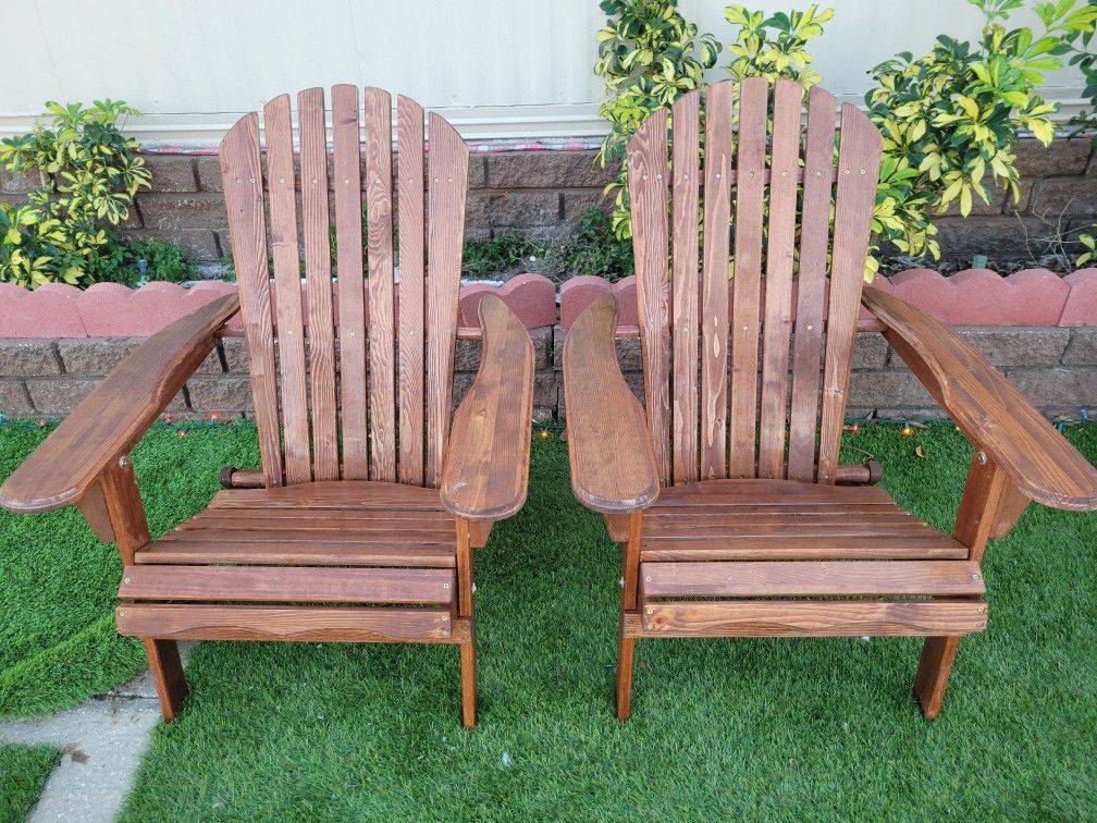 Folding All Weather Adirondack Chair Set