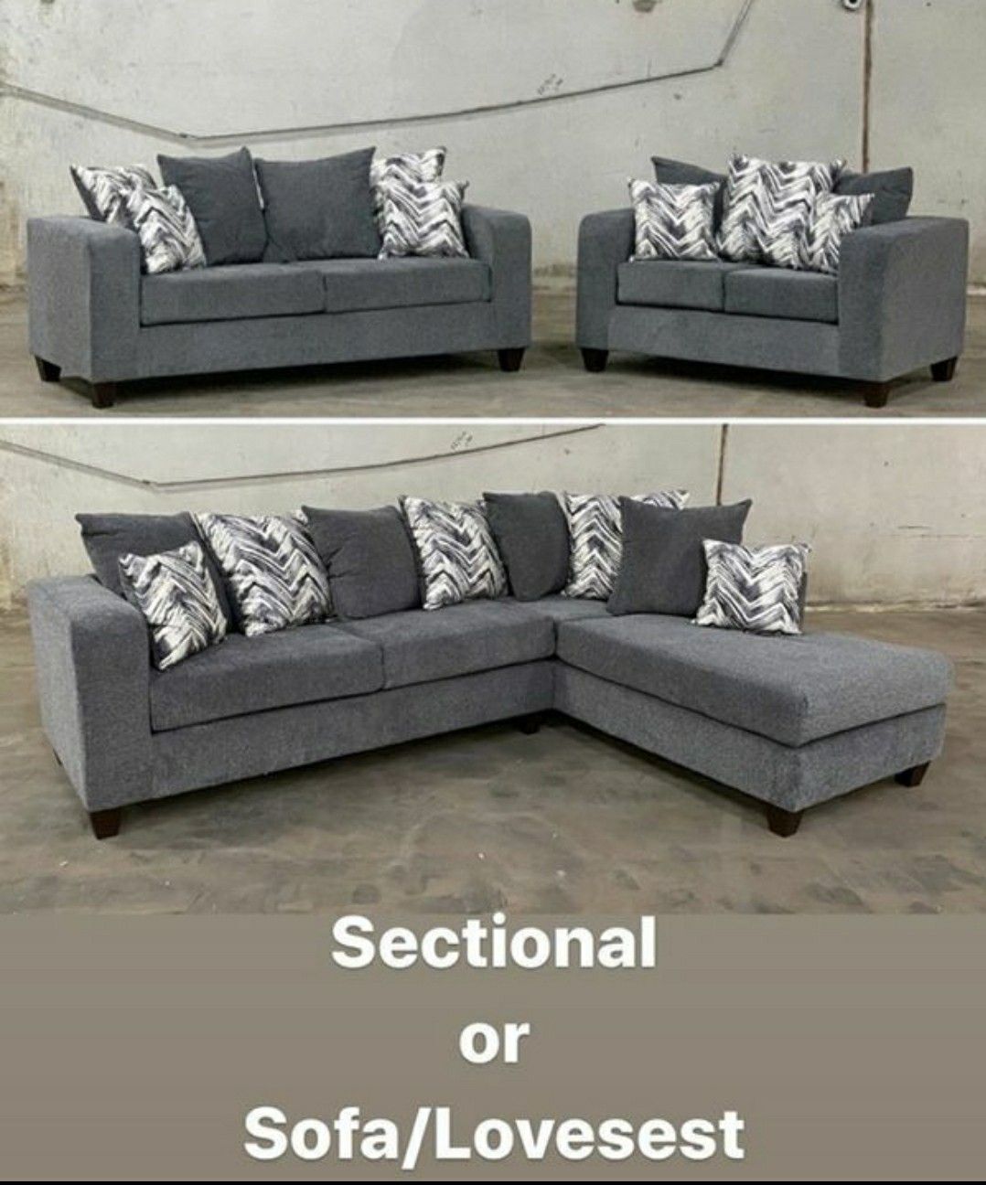 👪🌷Brand new Sectinional Set or living room Set Down payment $39No Credit CHECK