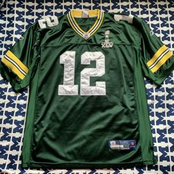 Aaron Rodger’s on field Reebok Super Bowl XLV jersey