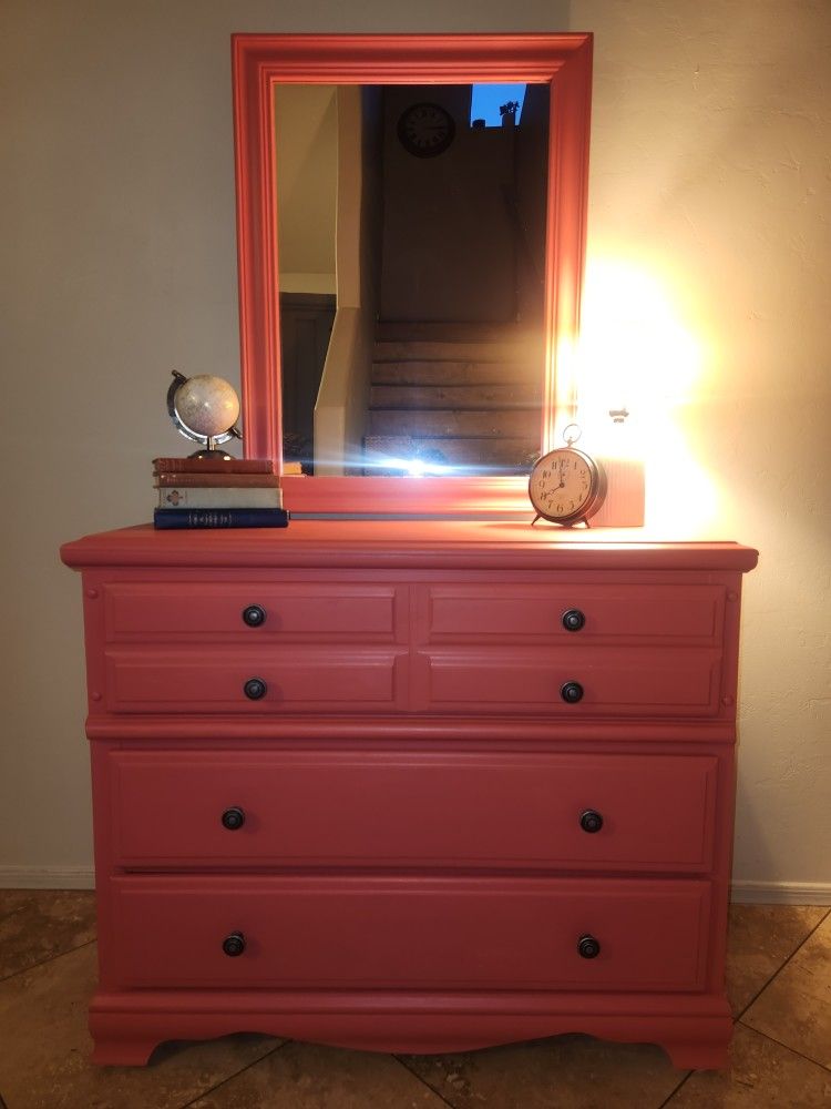 Pretty In Pink Little Dresser