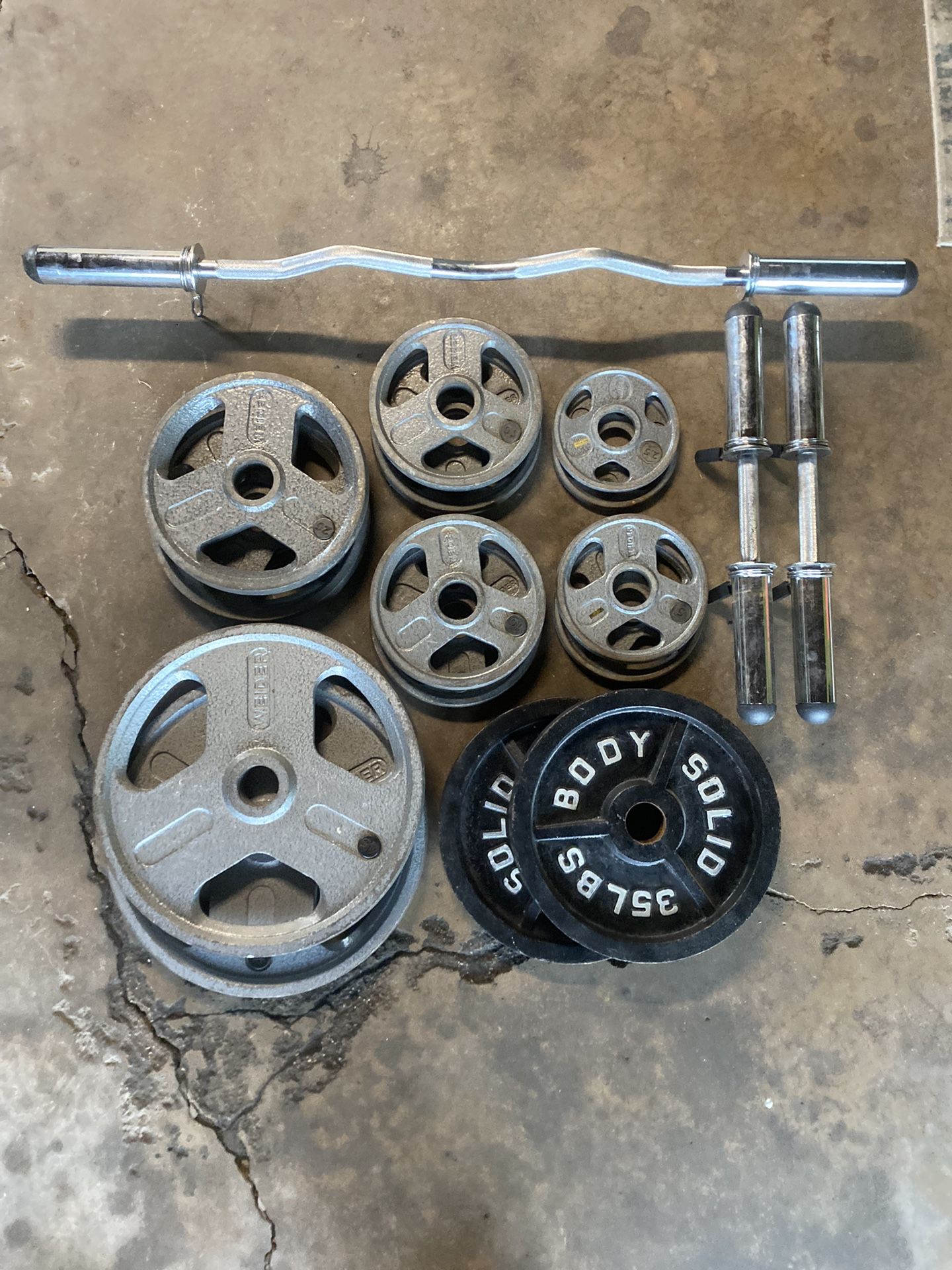 Gym - Olympic Plate Weight Set