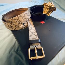 Gucci/Versace Belt bundle