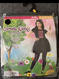 Sweet kitty costume for girl