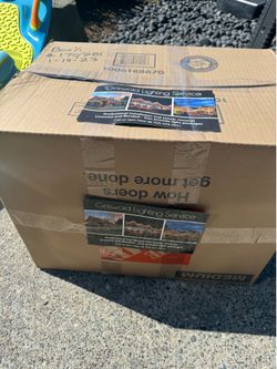 Box of Christmas lights for exterior