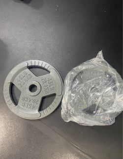 Pair of Cast Iron 45 LB Plates (2 Inches)