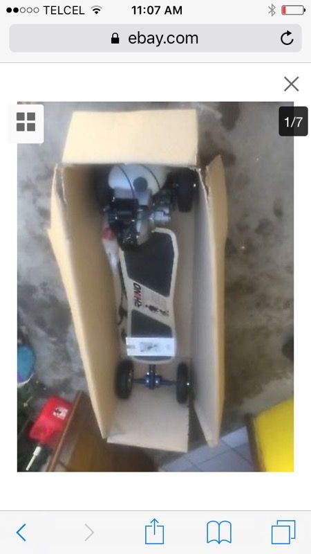 GoPed Tami Rhino 33cc Gas Powered Motorized Skateboard Sport Eglide Go Ped