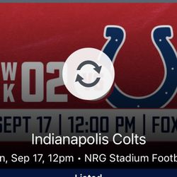 Texans vs Colts 09/17
