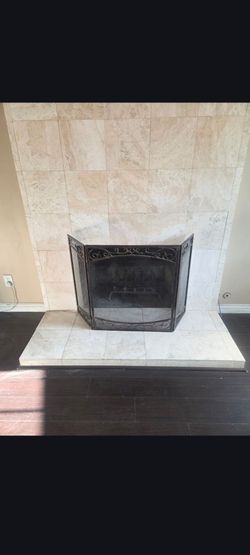 Fireplace screen