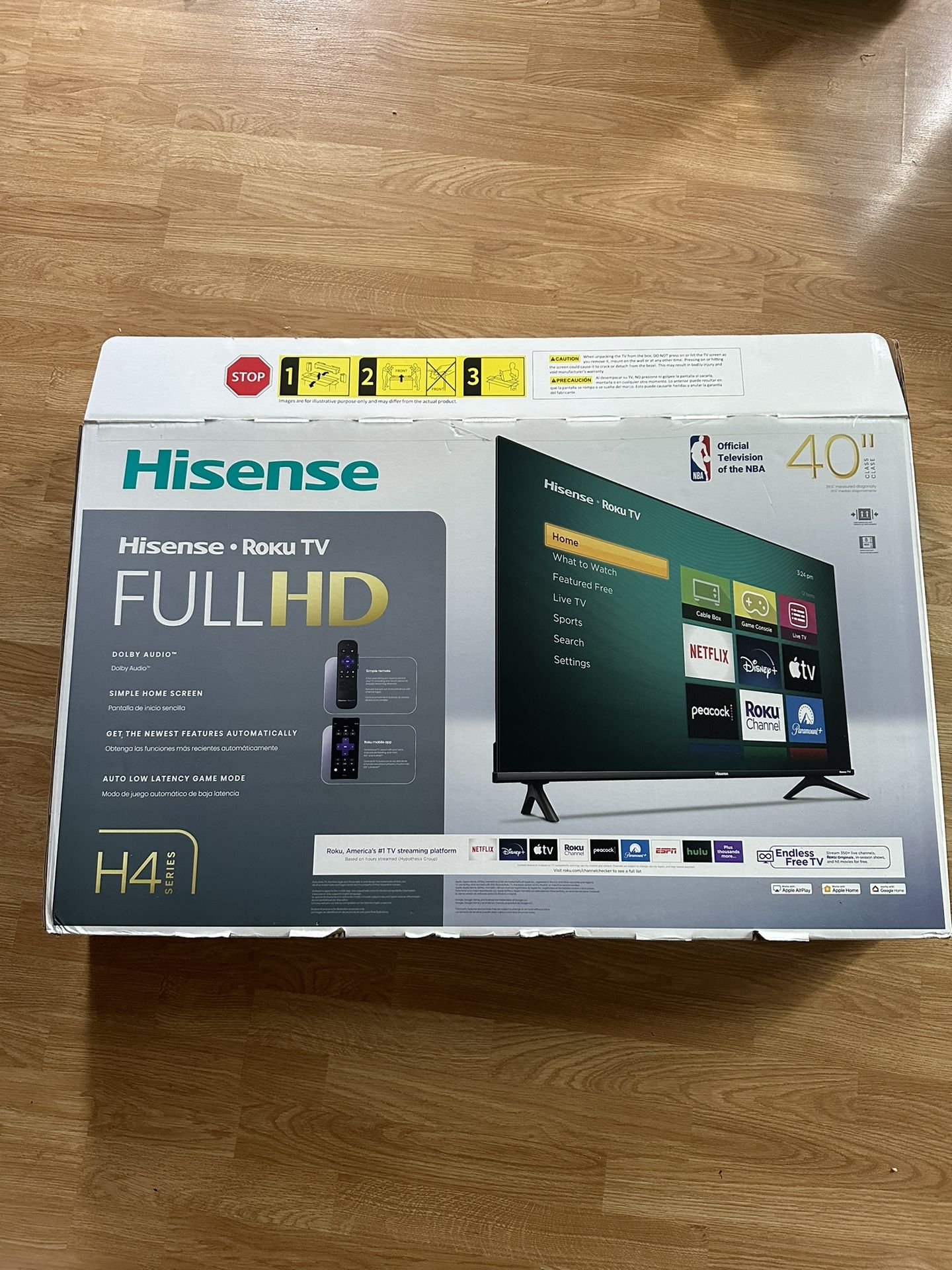 Hisense 40” TV 