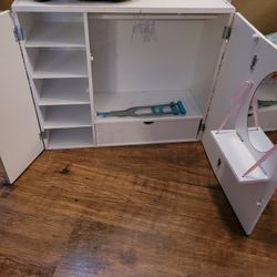 American Girl Doll Closet Wardrobe Armoire Toy Toys