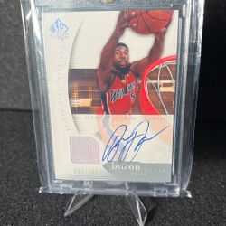Baron Davis Personally Autographed Card