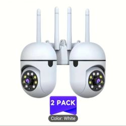 2 pieces Wireless Security Camera - 355° Pan & Tilt