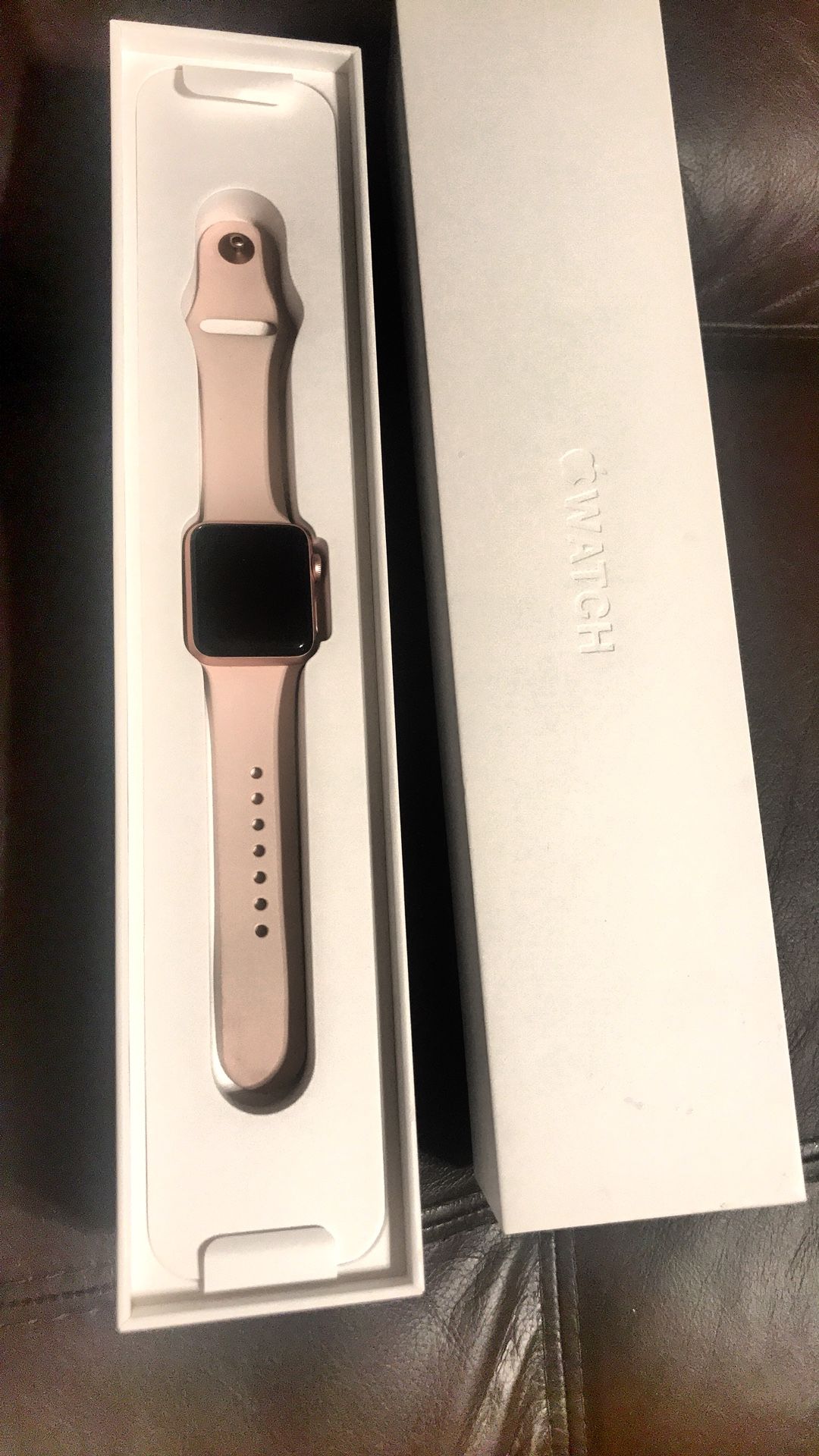 Rose gold Iwatch 38 mm case series 2