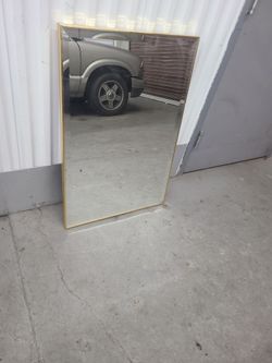 Gold Frame Mirror