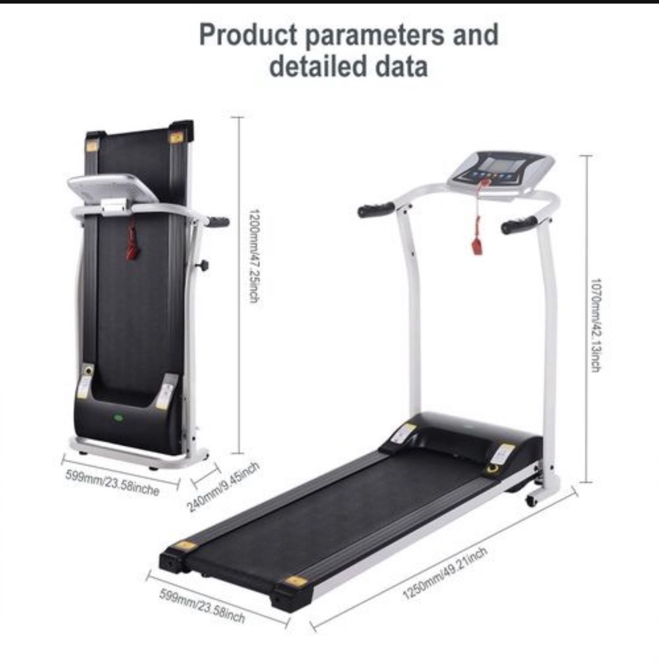 ANCHEER Treadmill Electric Treadmills for Home Gym