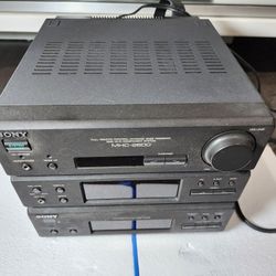 Sony MHC-2600 Stereo System ** Missing CD Player **