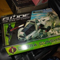 GI Joe Movie Bravo Vehicle Cobra Gunship with Firefly V1