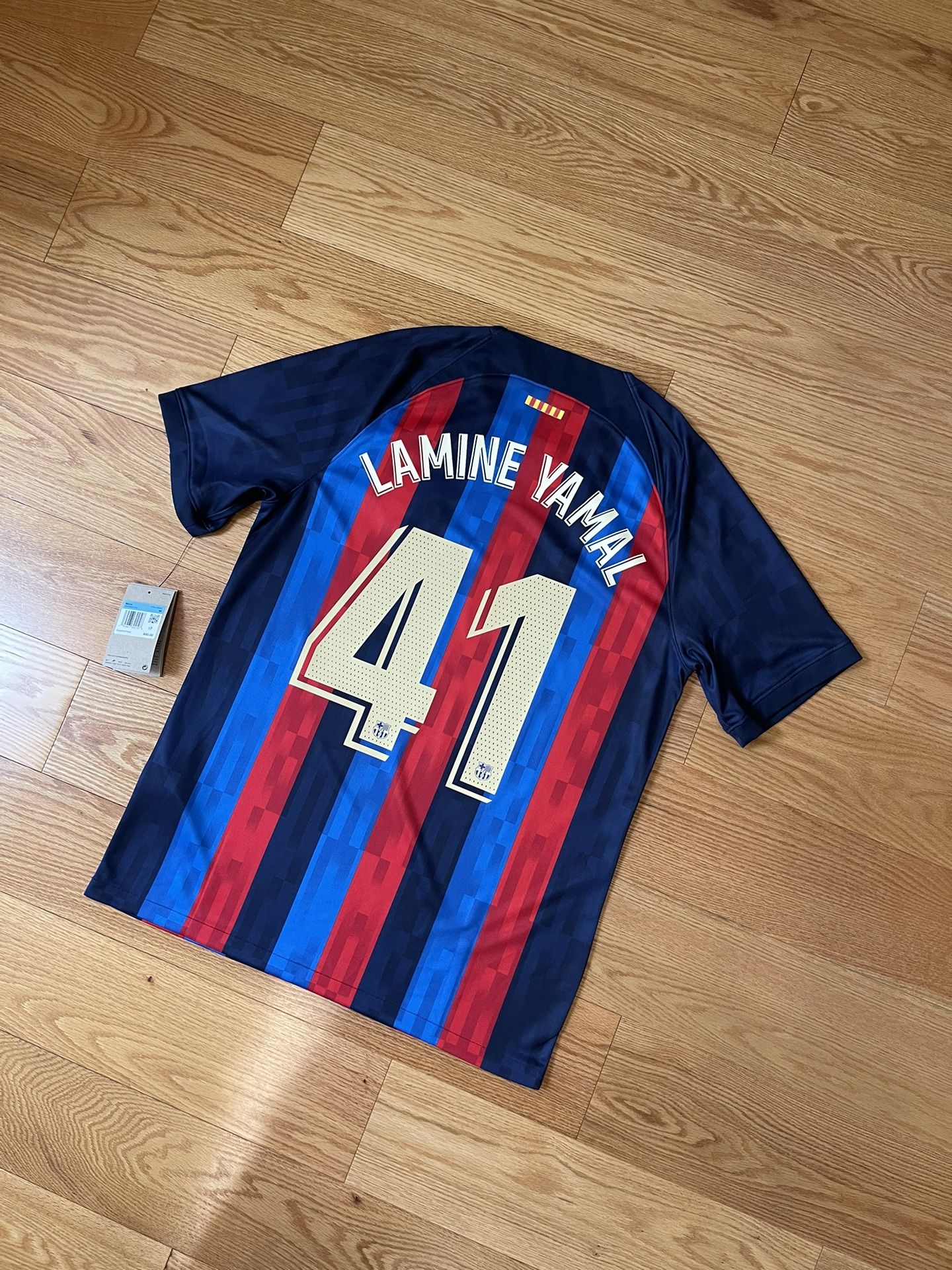Nike FC Barcelona LAMINE YAMAL 2022/23 home jersey (Size Medium) 