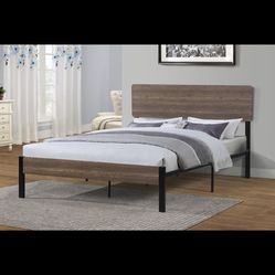 Queen Bed Not Including Mattres 