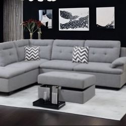 Warehouse sectional sofa sale- limited supply- 0 interest Finance available. 