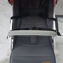 INFANS Lightweight Baby Stroller, Compact Infant with One-Hand Fold, Travel Stroller for Airplane with Cup Holder, Canopy 5-Point Harness Foot Cover 