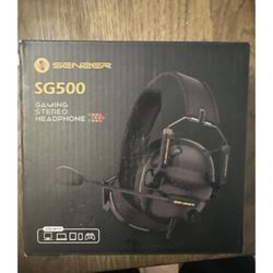 SENZER SG550 USB Gaming Headset for PC, 7.1 Surround Sound Headset for Computer