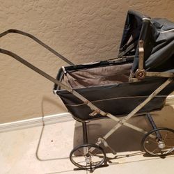 Antique Doll Pram Stroller