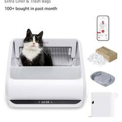 Popur X5 Cat Robot Kitty Litter Box Automatic Self Cleaning