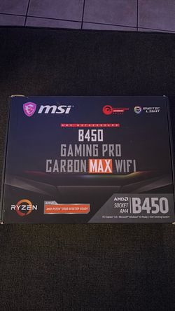 MSI B450 Gaming Pro Carbon Max WiFi Motherboard