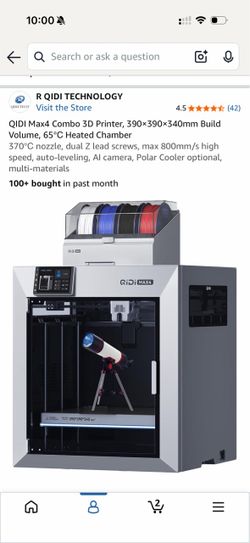 QIDI Max4 Combo 3D Printer