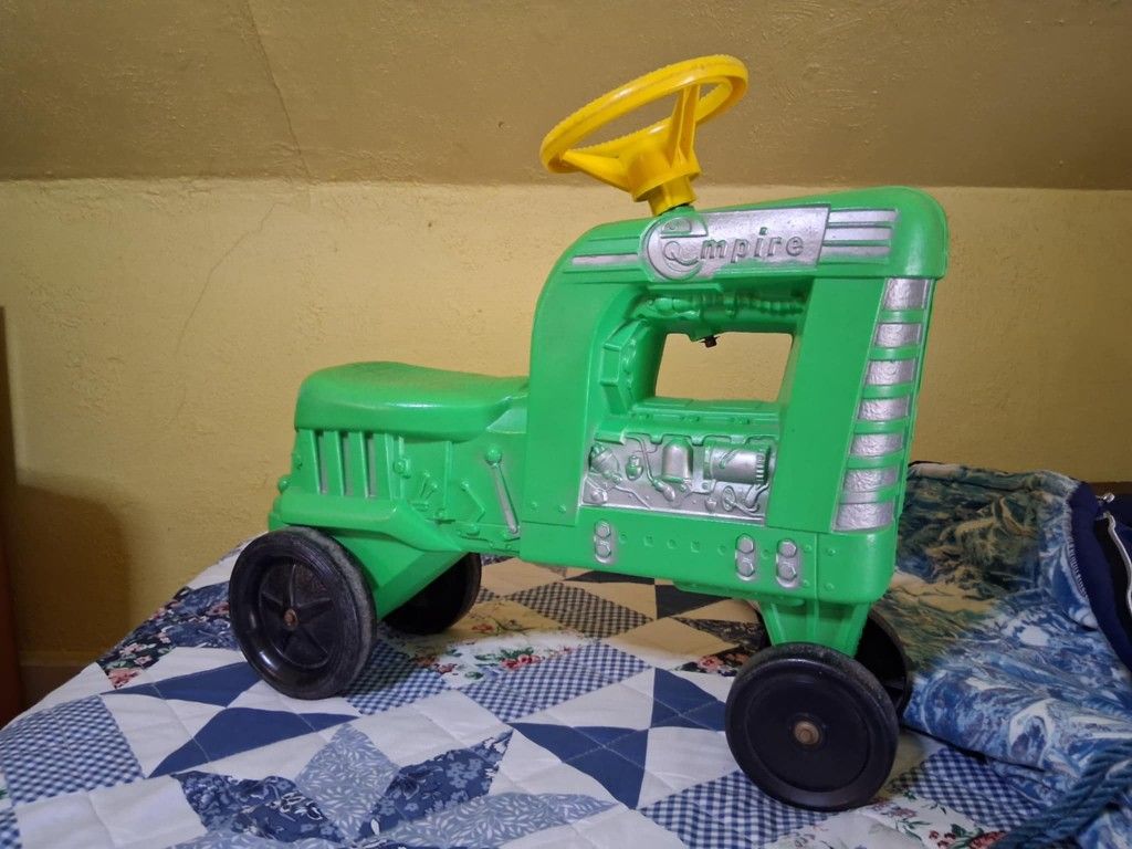 Vintage Plastic Empire Ride On Tractor