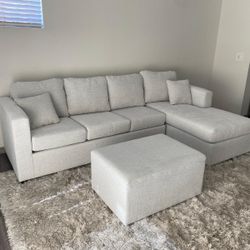 Sectional With Ottoman Brand New ¡¡NOW IN STOCK!!