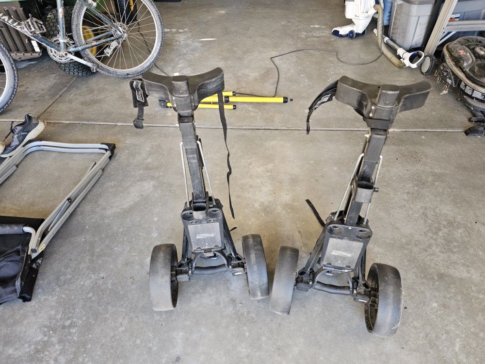 2 Pull/push "BagBoy" Golf Club Carts