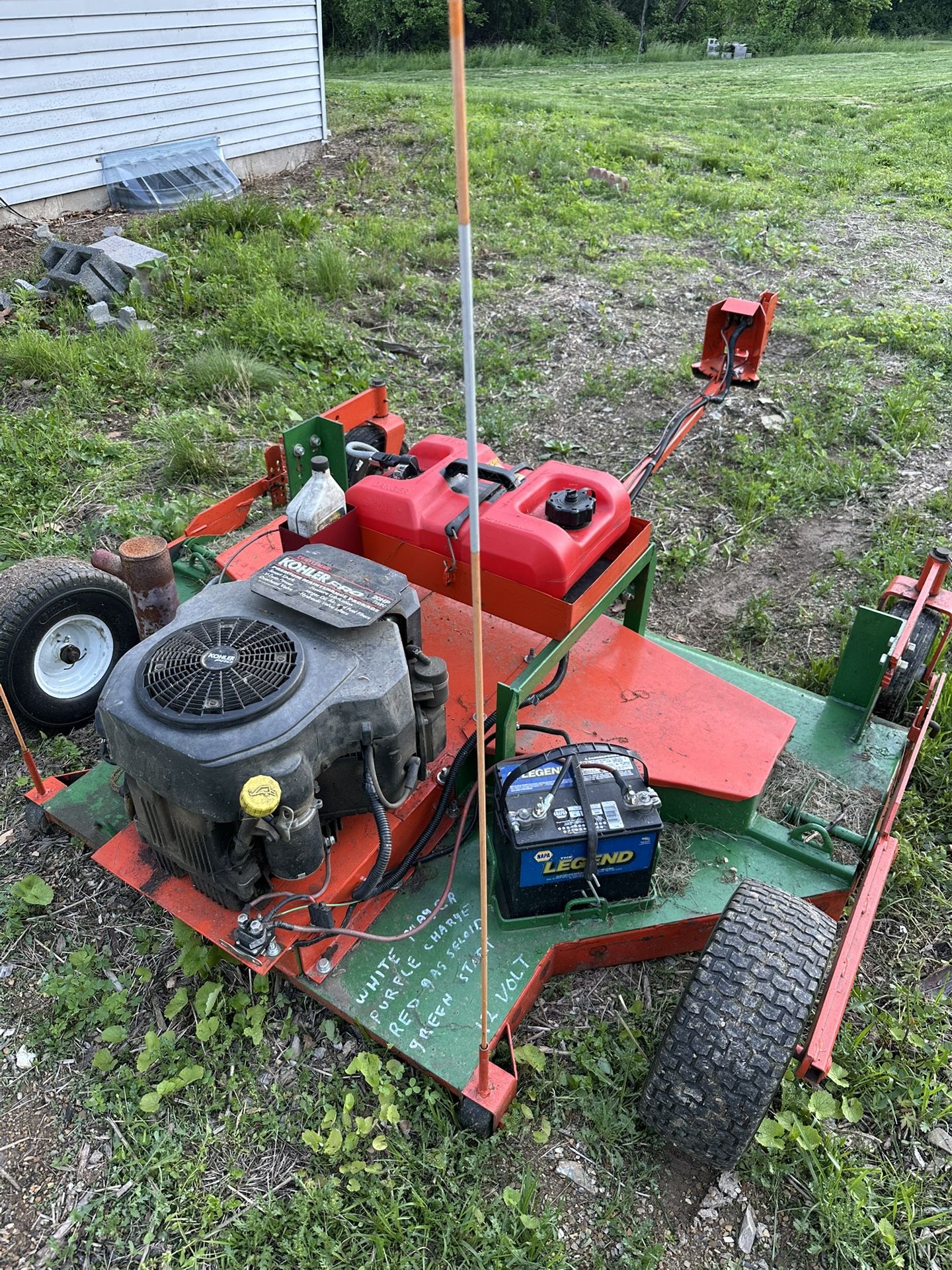 Tow Behind Mower - Craftsman Engine 20HP