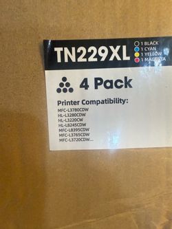 BRAND NEW TN229XL Toner 4-Pack – 60% OFF! Only $25!