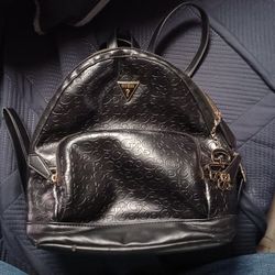 Guess Women Leather Backpack