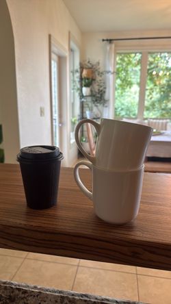 Two free coffee mugs